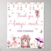 妖精の魅惑の森の誕生日ありがとう ポスター (正面)