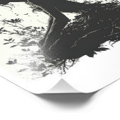 妖精の魅惑の森シルエットテーマ フォトプリント (角)