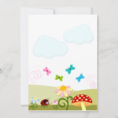 妖精の魅惑の誕生日パーティー 招待状 (裏面)