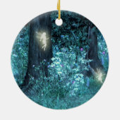 妖精の魔法のクリスマスのオーナメント セラミックオーナメント (裏面)