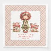 妖精の魔法の庭 ピンクの花 誕生日パーティー  (正面)