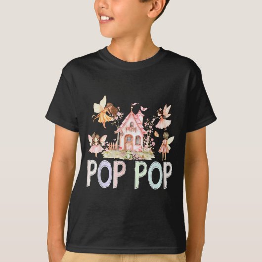 妖精の魔法の花の誕生日少女のフェアリーテイル Tシャツ (正面)