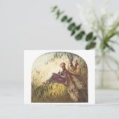 妖精の鷹匠の鳥 ポストカード (スタンド正面)