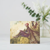 妖精の鷹匠の鳥 ポストカード (スタンド正面)