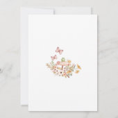 妖精の1歳誕生日パーティー招待状 招待状 (裏面)