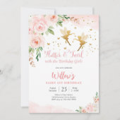 妖精の1歳誕生日招待状 招待状 (正面)