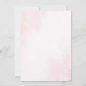 妖精の1歳誕生日　森の水彩　きのこ 招待状 (裏面)