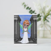 妖精の「ヘラ」ギリシャの女神 ポストカード (スタンド正面)