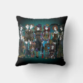 妖精のSteampunkのサーカスの装飾用クッション クッション (裏面)