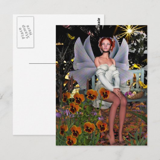 妖精はがき ポストカード (正面/裏面)