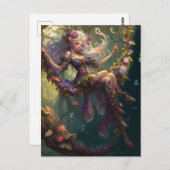 妖精はがき ポストカード (正面/裏面)