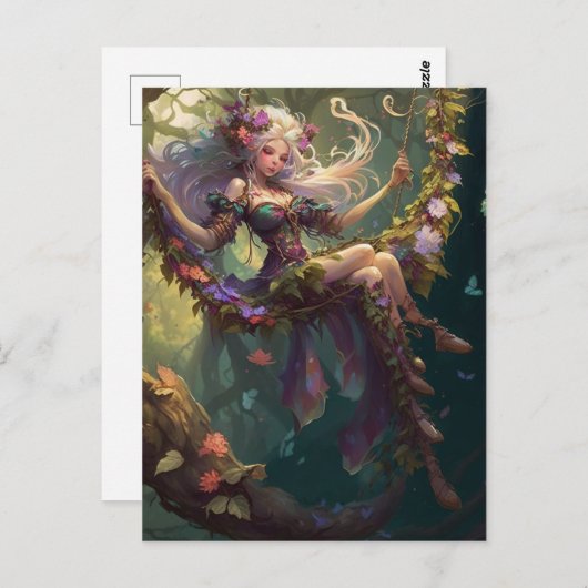 妖精はがき ポストカード (正面/裏面)