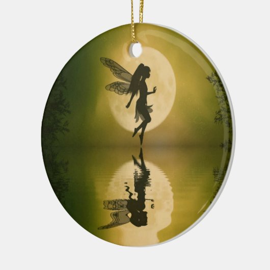 妖精はオーナメントを反映します セラミックオーナメント (左)