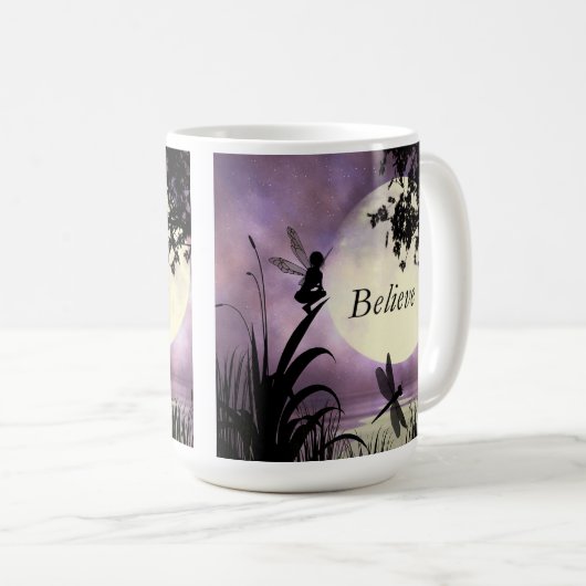 妖精はマグを信じます コーヒーマグカップ (正面右)