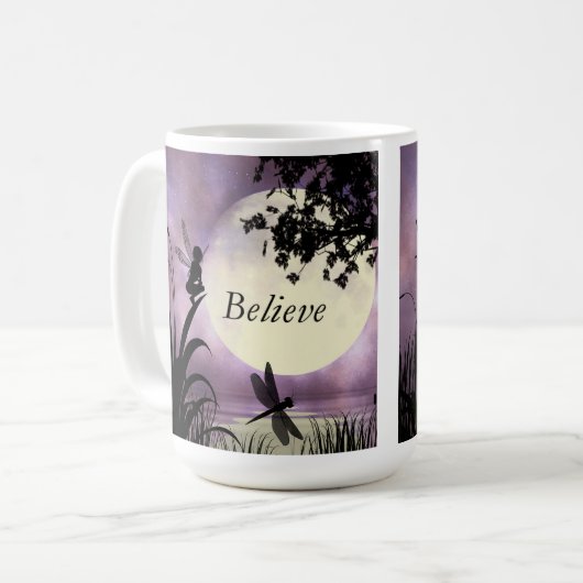 妖精はマグを信じます コーヒーマグカップ (正面左)