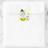 妖精は実在封筒用シール スクエアシール (バッグ)