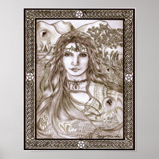 妖精は実在神の母なる地球である ポスター (正面)