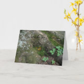 「妖精は家にいた」 カード (黄色い花)