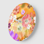 妖精は来間もなく出る ラージ壁時計 (傾斜)