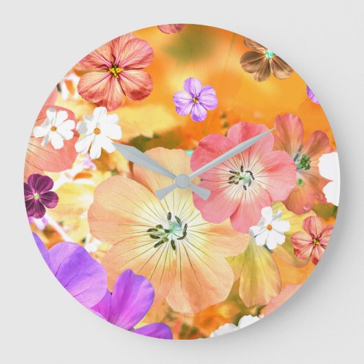 妖精は来間もなく出る ラージ壁時計 (正面)