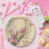 妖精は花で跳んでいる ペーパープレート (パーティー)