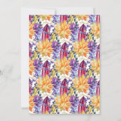 妖精をテーマにしたパーティの招待状 招待状 (裏面)