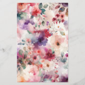 妖精をテーマにした誕生日パーティビンゴカードゲーム チラシ (裏面)