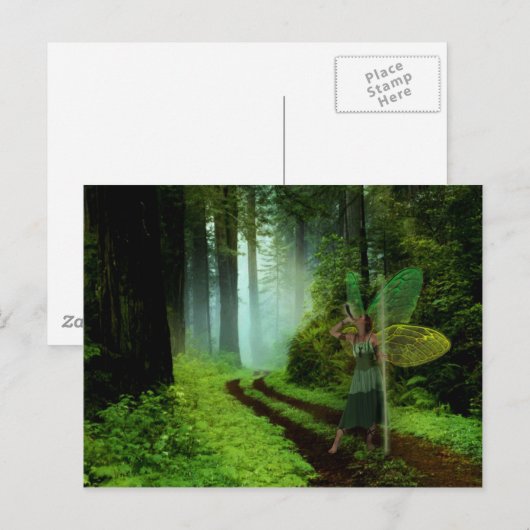 妖精を呼ぶ ポストカード (正面/裏面)