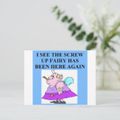 妖精を巻き上げる ポストカード (スタンド正面)