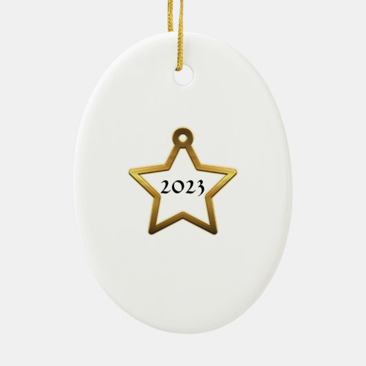 妖精を捕まえるエルフ セラミックオーナメント (裏面)