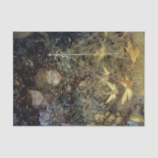 『妖精を見る』 by ビアトリス・ゴールドスミス 薄葉紙 (正面)