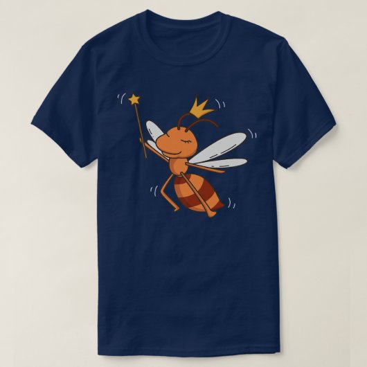 妖精アリ野生動物神秘的な動物アリ妖精の恋人 Tシャツ (デザイン正面)