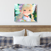 妖精アートの壁飾り キャンバスプリント (インサイチュ (寝室))