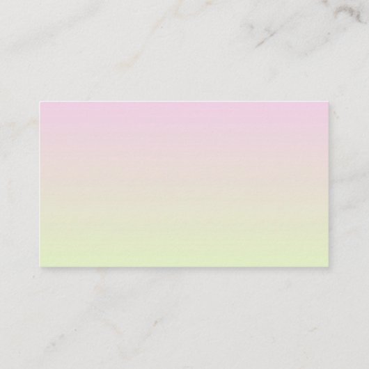 妖精イラストベビーシャワー"ベビーのための本" エンクロージャーカード (裏面)