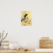 妖精イラストレーションファンタジーポスター12x16 ポスター (キッチン)