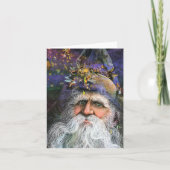 妖精ウィザードファンタジーアートのグリーティングカード カード (正面)