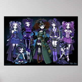 妖精オートクチュールミカイェリナファンタジーアートポスター ポスター