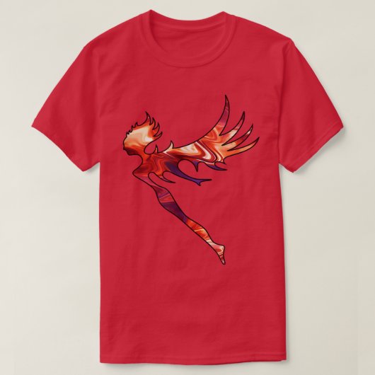 妖精カラフル Tシャツ (デザイン正面)
