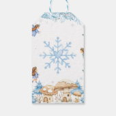 妖精ガールウィンターガーデン誕生日パーティーありがとう ギフトタグ (裏面)