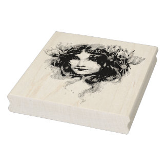 妖精ガールジプシーヴィンテージラバースタンプ ラバースタンプ