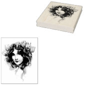 妖精ガールジプシーヴィンテージラバースタンプ ラバースタンプ (押印)