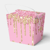 妖精ガールピンク金ゴールドグリッタースパークルシャイン魔法 フェイバーボックス (裏面サイド)