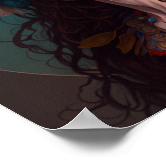 妖精ガールファンタジーアートポスター ポスター (角)