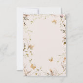 妖精キノココテージボホウォーター色誕生日 サンキューカード (裏面)