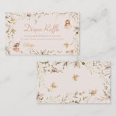 妖精キノココテージボホベイビーシャワーラッフル エンクロージャーカード (正面/裏面)