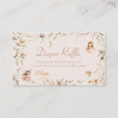 妖精キノココテージボホベイビーシャワーラッフル エンクロージャーカード (正面)