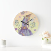 妖精キャラクター ラージ壁時計 (ホーム)