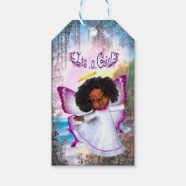妖精キングダムフェアリー蝶ベビーガールズ ギフトタグ