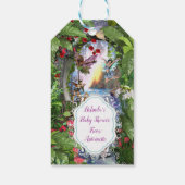 妖精キングダムフェアリー蝶ベビーガールズ ギフトタグ (裏面)