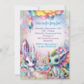 妖精クリスタルパーティー招待状 招待状 (裏面)